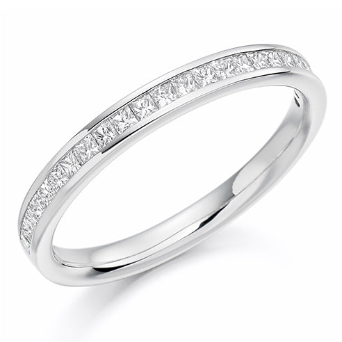 Channel-Set Half Eternity Ring, 0.33ct total (HET1157)