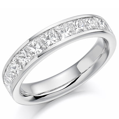 Channel-Set Half Eternity Ring, 1.5ct total (HET1165)