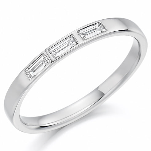 Flush-Set Half Eternity Ring, 0.21ct total (HET1171)