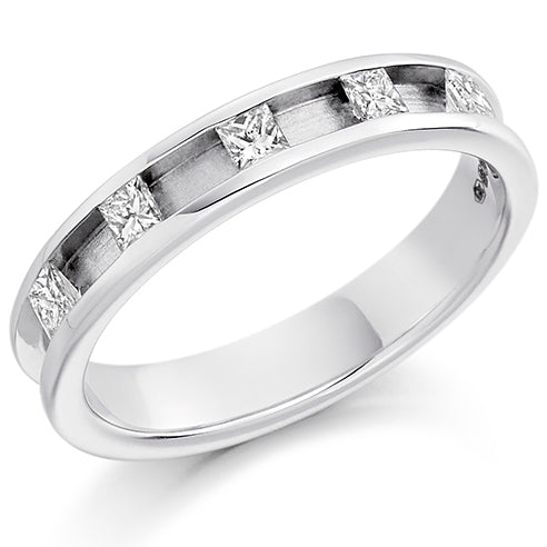 Channel-Set Half Eternity Ring, 0.25ct total (HET1226)