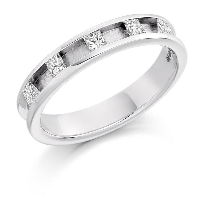 Channel-Set Half Eternity Ring, 0.25ct total (HET1226)