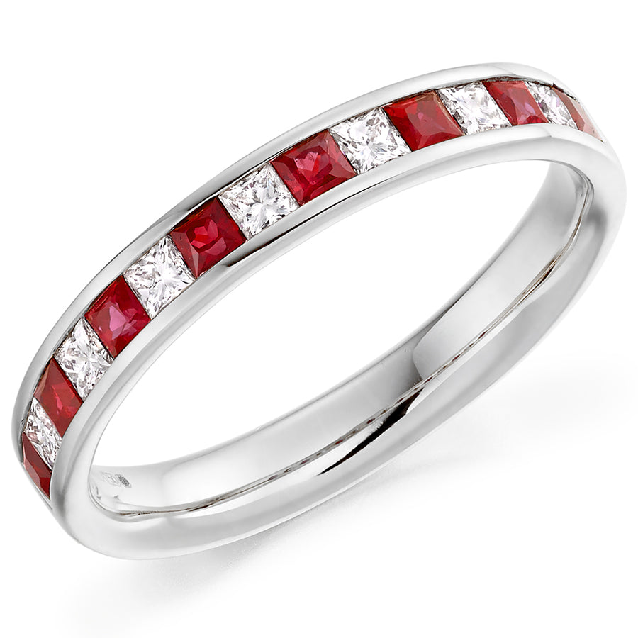 Channel-Set Half Eternity Ring, 0.30ct total (HET1301)