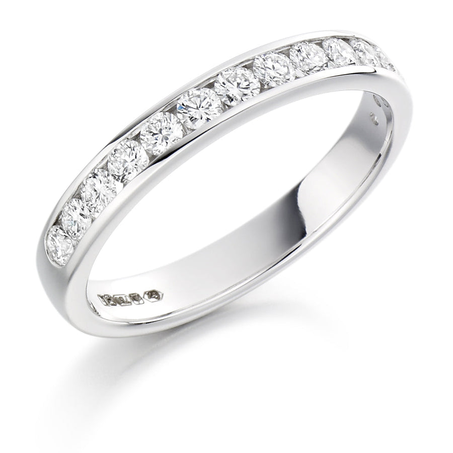 Channel-Set Half Eternity Ring, 0.5ct total (HET1310)