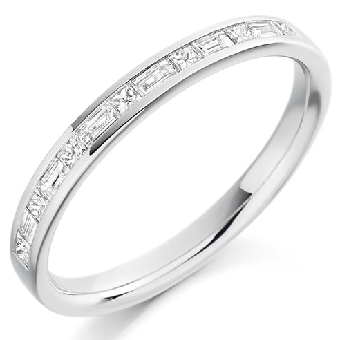 Channel-Set Half Eternity Ring, 0.3ct total (HET1511)