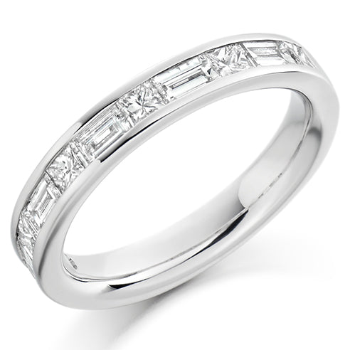 Channel-Set Half Eternity Ring, 1.2ct total (HET1514)