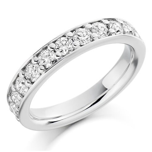 Grain-Set Half Eternity Ring, 1.0ct total (HET1544)