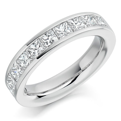 Channel-Set Half Eternity Ring, 2.0ct total (HET1551)