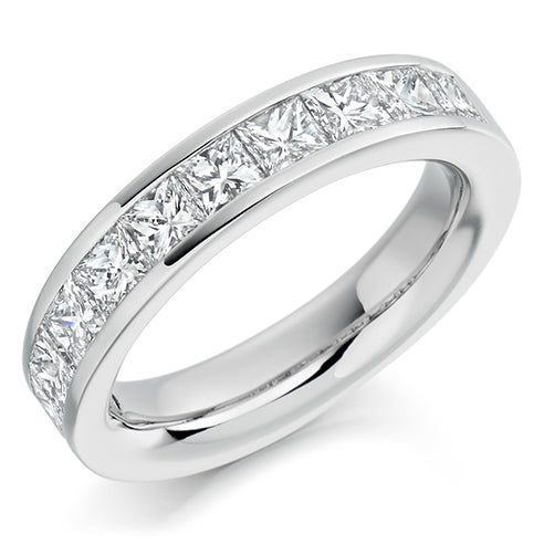 Channel-Set Half Eternity Ring, 2.0ct total (HET1551)