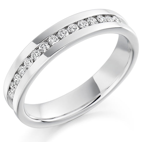 Channel-Set Half Eternity Ring, 0.25ct total (HET1633)
