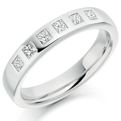 Rubover Half Eternity Ring, 0.35ct total (HET1635)