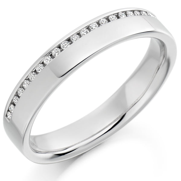 Channel-Set Half Eternity Ring, 0.12ct total (HET1749)