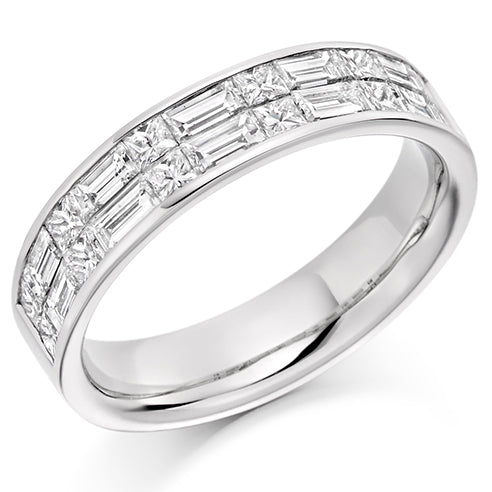 Channel-Set Half Eternity Ring, 1.25ct total (HET1823)