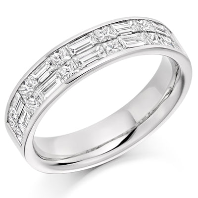 Channel-Set Half Eternity Ring, 1.25ct total (HET1823)