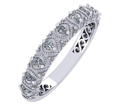 Classic Diamond Half Eternity Ring, 0.22ct