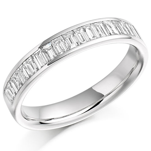 Channel-Set Half Eternity Ring, 0.75ct total (HET1865)