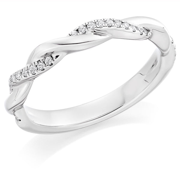 Half Eternity Ring, 0.12ct total (HET20733A)