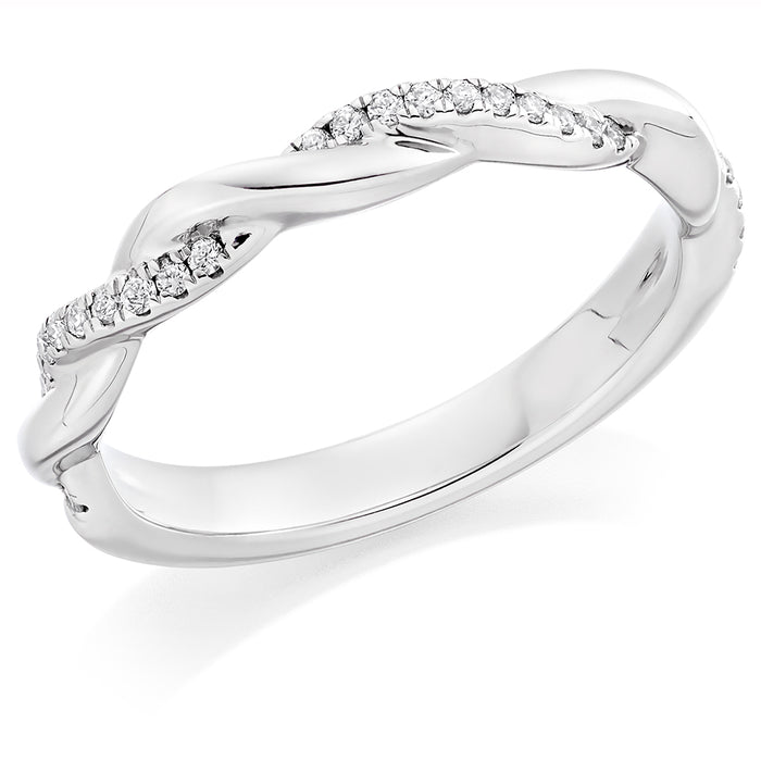 Half Eternity Ring, 0.12ct total (HET20734A)