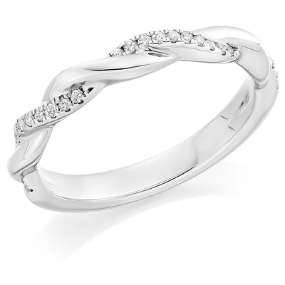 Half Eternity Ring, 0.12ct total (HET20736A)