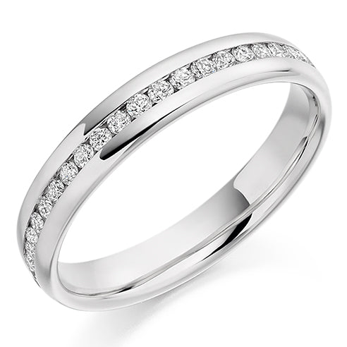 Channel-Set Half Eternity Ring, 0.25ct total (HET2199)