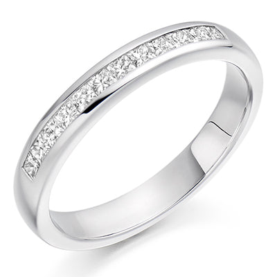 Channel-Set Half Eternity Ring, 0.33ct total (HET2266)