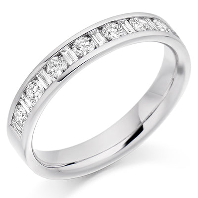 Channel-Set Half Eternity Ring, 0.5ct total (HET2315)