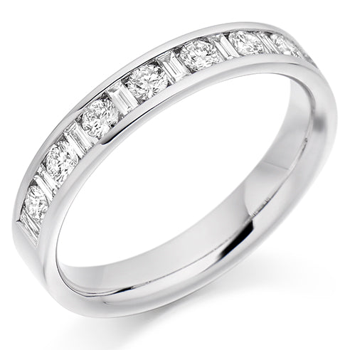 Channel-Set Half Eternity Ring, 0.5ct total (HET2315)
