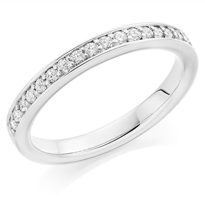 Grain-Set Half Eternity Ring, 0.33ct total (HET23240A)