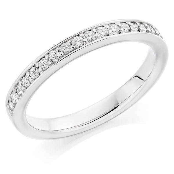 Grain-Set Half Eternity Ring, 0.33ct total (HET23240A)