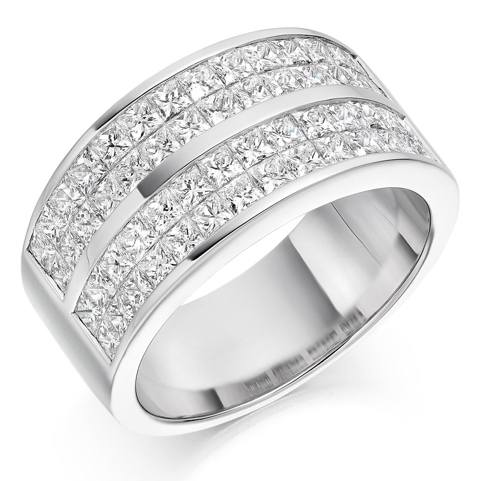 Right Hand Ring-Set Half Eternity Ring, 2.50ct total (HET2440)