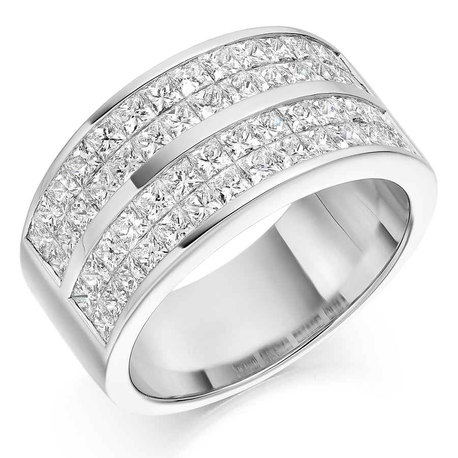 Right Hand Ring-Set Half Eternity Ring, 2.50ct total (HET2440)
