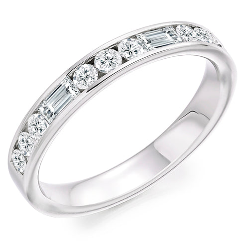 Channel-Set Half Eternity Ring, 0.5ct total (HET2486)