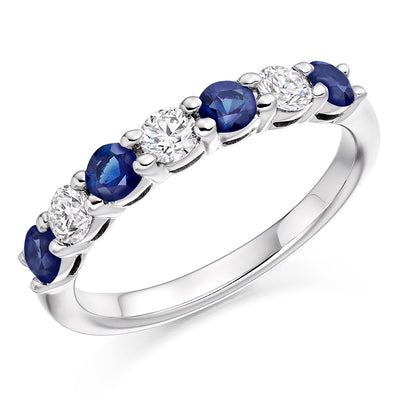 Claw-Set Half Eternity Ring, 0.30ct total (HET2704)
