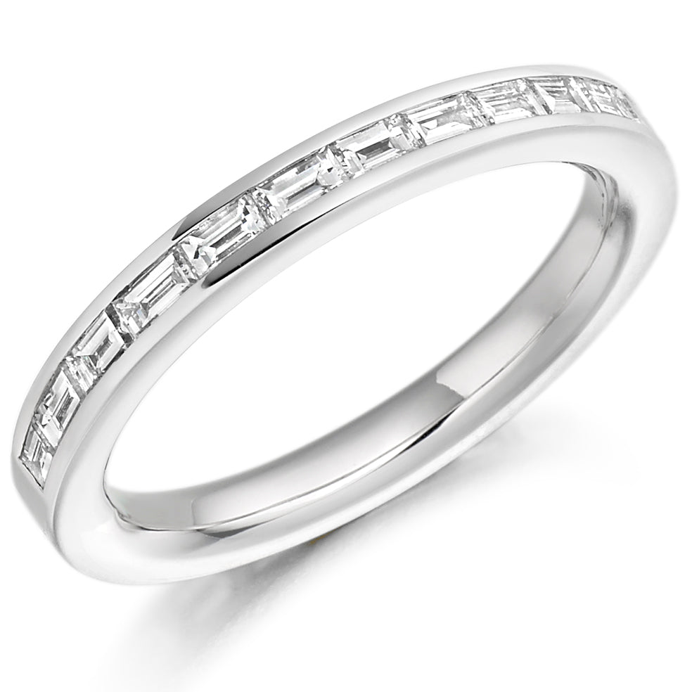 Channel-Set Half Eternity Ring, 0.56ct total (HET2762)