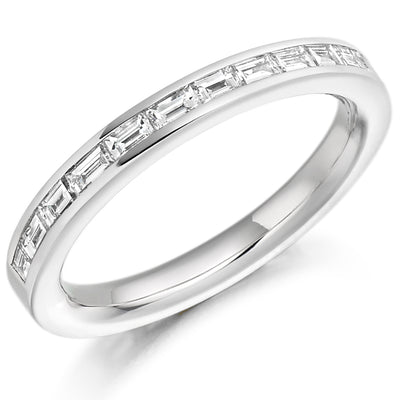 Channel-Set Half Eternity Ring, 0.56ct total (HET2762)