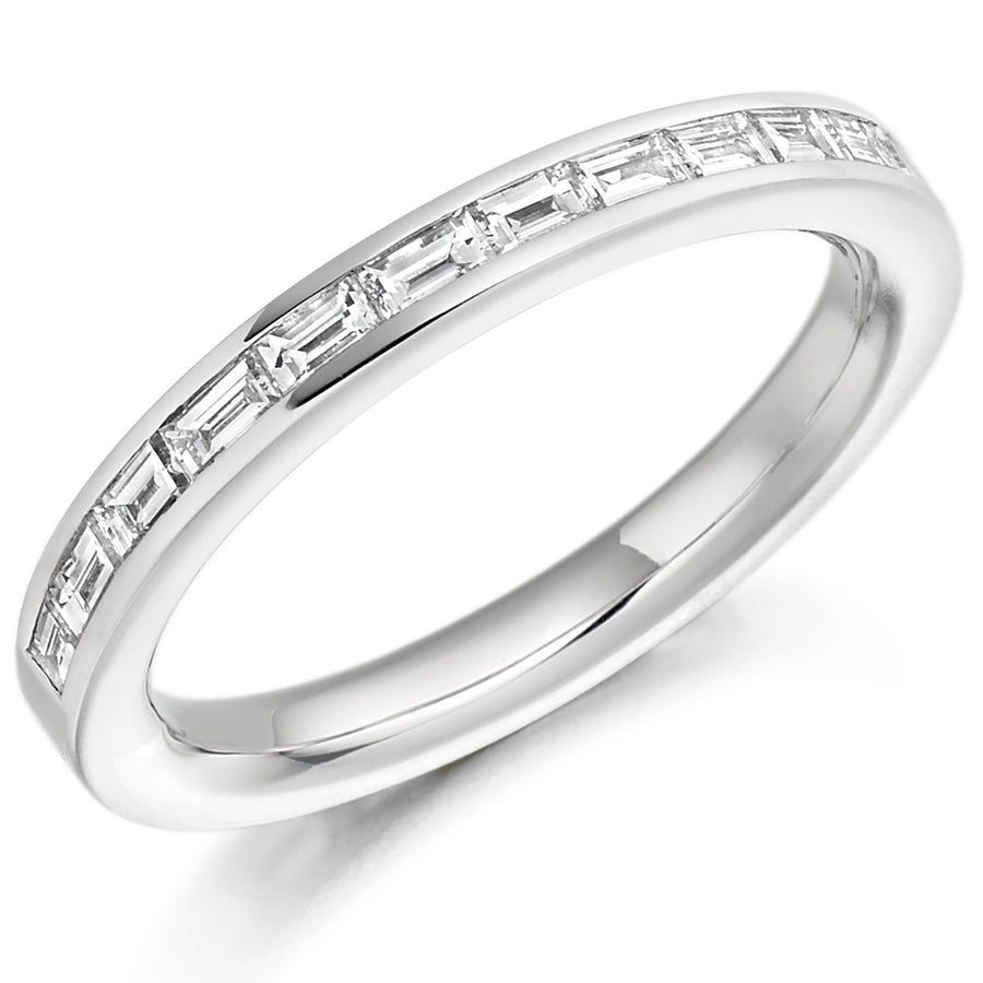 Channel-Set Half Eternity Ring, 0.56ct total (HET2762)