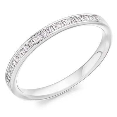 Channel-Set Half Eternity Ring, 0.25ct total (HET2842)