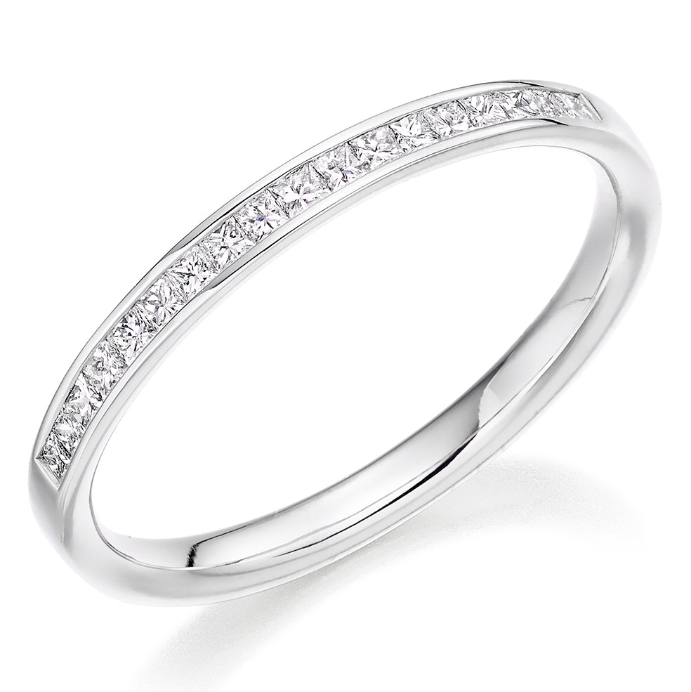 Channel-Set Half Eternity Ring, 0.25ct total (HET2845)