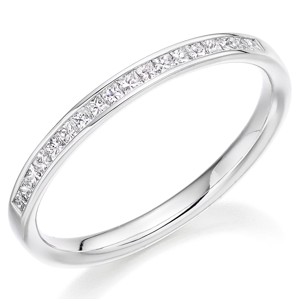 Channel-Set Half Eternity Ring, 0.40ct total (HET2846)