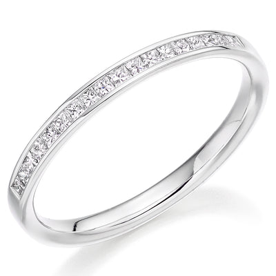 Channel-Set Half Eternity Ring, 0.40ct total (HET2846)