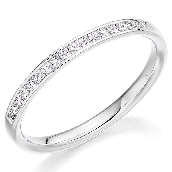 Channel-Set Half Eternity Ring, 0.40ct total (HET2846)