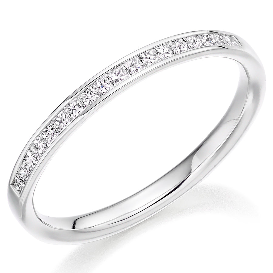 Channel-Set Half Eternity Ring, 0.40ct total (HET2846)