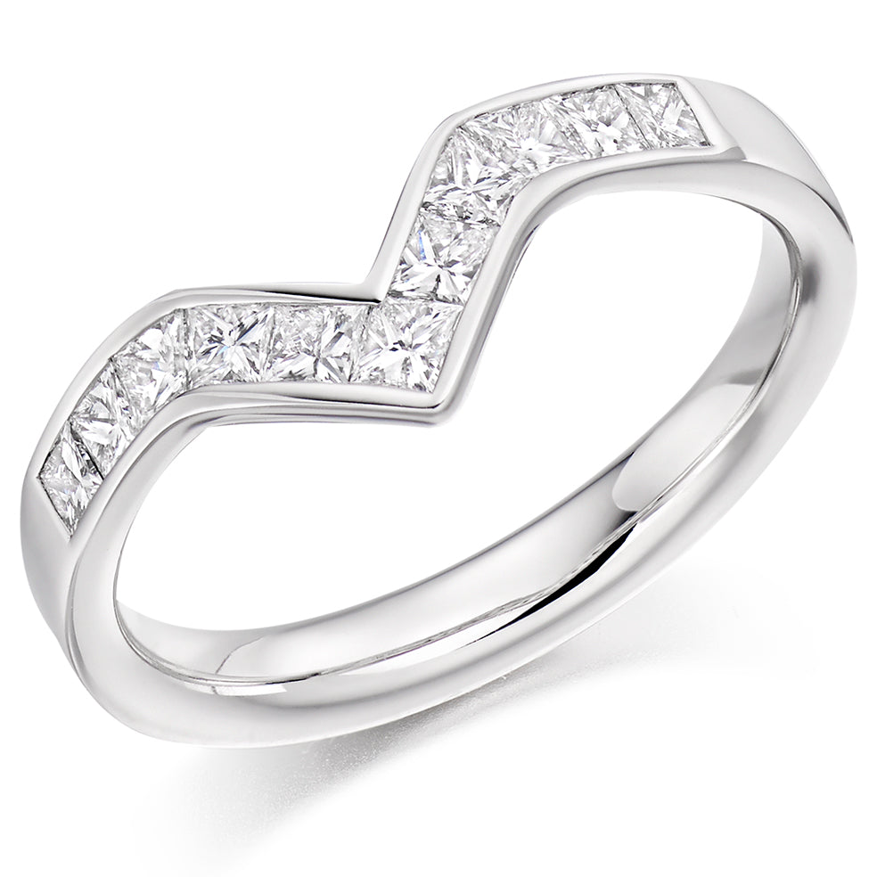 Channel-Set Half Eternity Ring, 0.85ct total (HET2850)