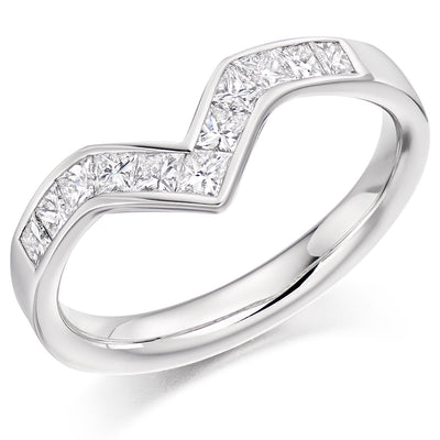 Channel-Set Half Eternity Ring, 0.85ct total (HET2850)
