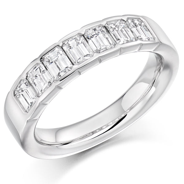 Right Hand Ring-Set Half Eternity Ring, 1.50ct total (HET2863)