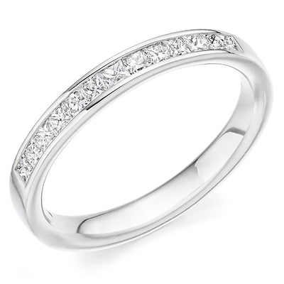 Channel-Set Half Eternity Ring, 0.5ct total (HET2946)