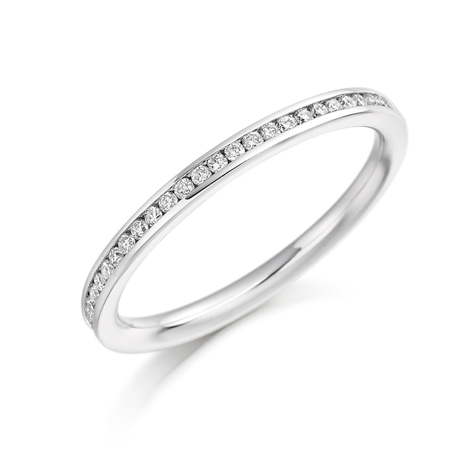 Channel-Set Half Eternity Ring, 0.25ct total (HET3220A)