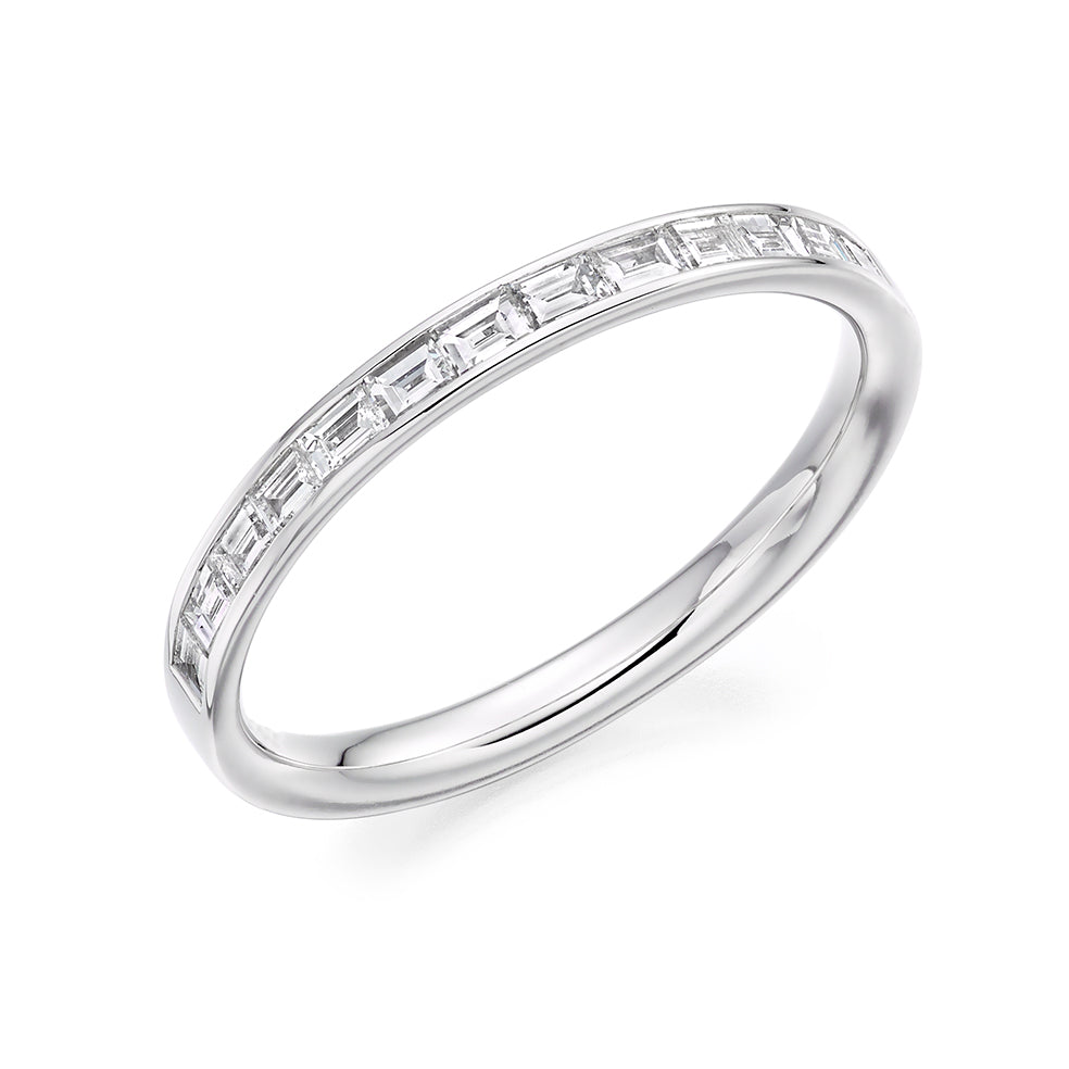 Channel-Set Half Eternity Ring, 0.40ct total (HET3341A)