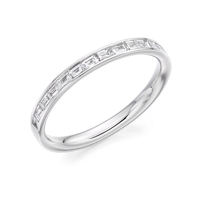 Channel-Set Half Eternity Ring, 0.40ct total (HET3341A)