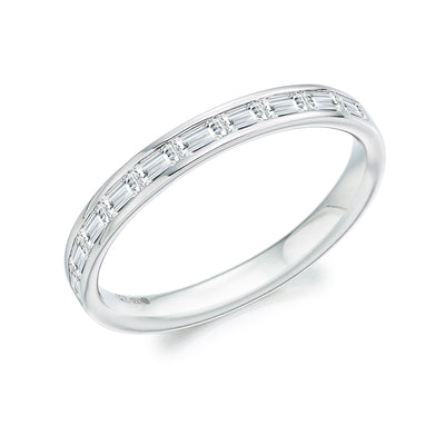 Channel-Set Half Eternity Ring, 0.55ct total (HET3342A)