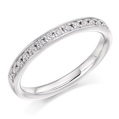 Grain-Set Half Eternity Ring, 0.30ct total (HET3351A)